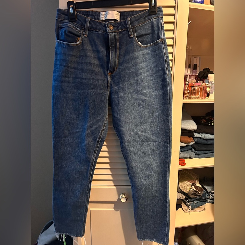 Abercrombie & Fitch Dark Blue Skinny Jeans